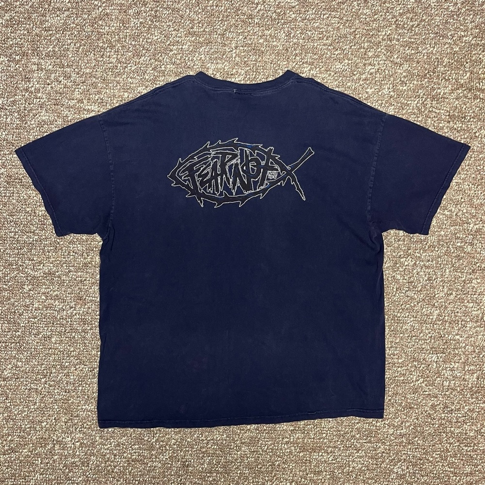 Vintage No Fear x Camo Judson STAFF "Fear Not" Worship x Christian 90s Jesus Tee